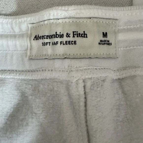 Abercrombie & Fitch Men’s White Joggers NWOT - Picture 3 of 7